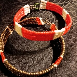 African hand crafted beaded bracelets